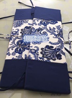 青花瓷拆洗高密度茶庄长条海绵垫