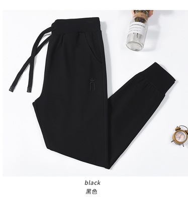 纯棉不起球夏季薄款卫裤