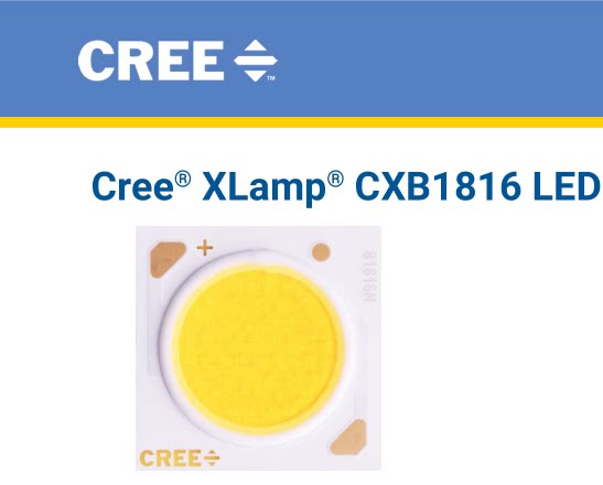 美国科锐进口大功率cob灯珠 集成 cxa1816 33w大功率led高亮灯珠