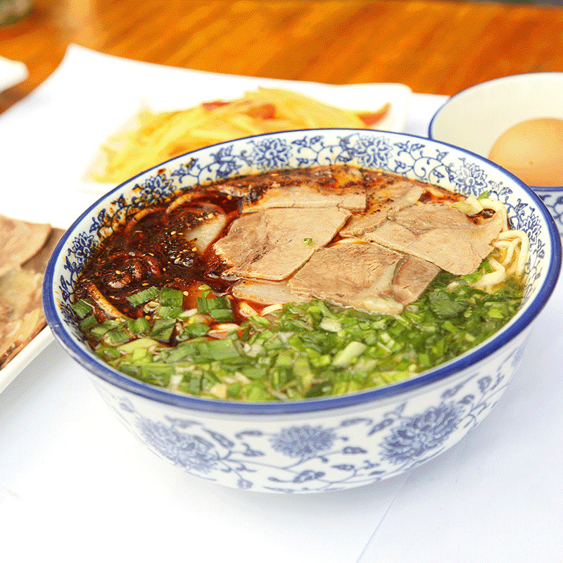 800克牛大兰州牛肉面新鲜出锅手工面方便面兰州拉面宿舍即食泡面