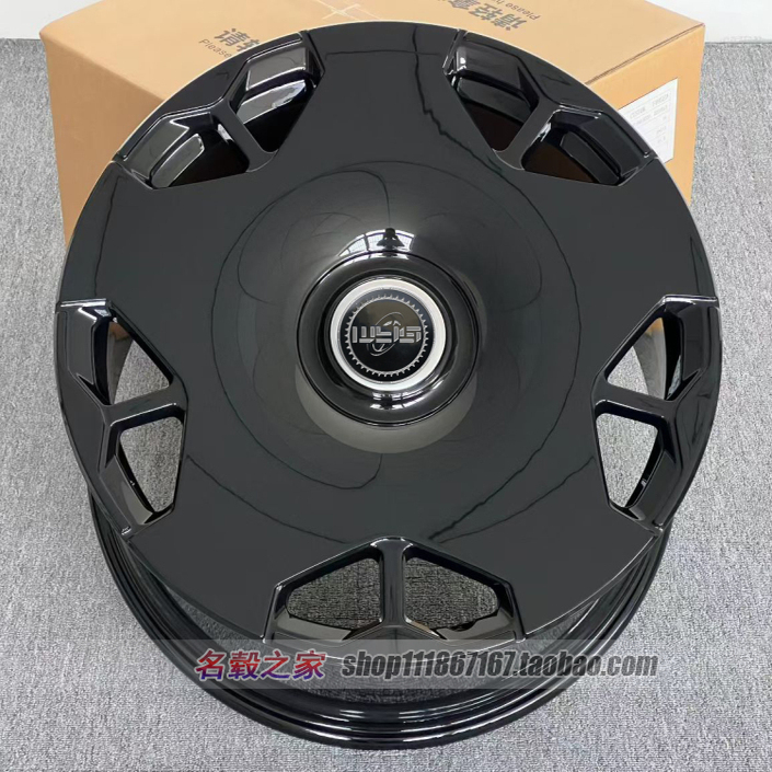 20寸21寸22寸适用极氪9X 001 7X 007 GT 009 X锻造大饼黑色轮毂