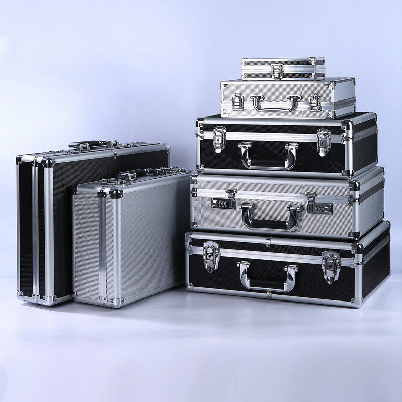 手提小工具铝合收纳保险设备仪器盒密码金属箱子储物装现金钱装,收纳整理,收纳箱,淘宝优惠券,粉丝福利购,淘宝优惠卷