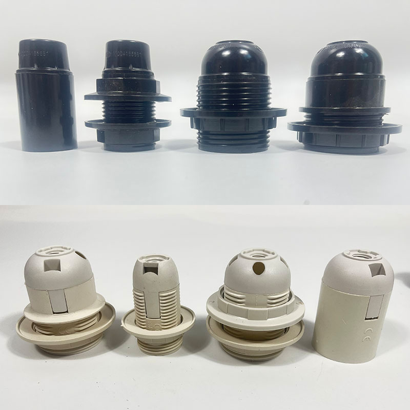 E27E14螺口灯头嵌入式灯座台灯