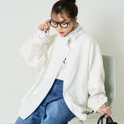 freaks新款尼龙宽松外套短夹克