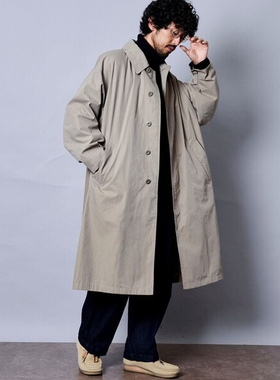 FREAKS STORE 3WAY 棉质宽松廓形抓绒保暖内胆风衣夹克套装男外套