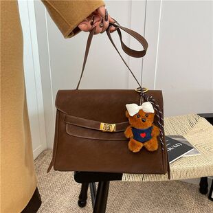 2024新款女包h家凯莉包钱包单肩斜跨腋下mini手拿包包女