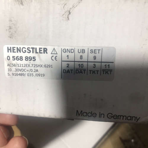 AC58/1212EX全新现货0568895HENGSTLER编码器AC58/1212
