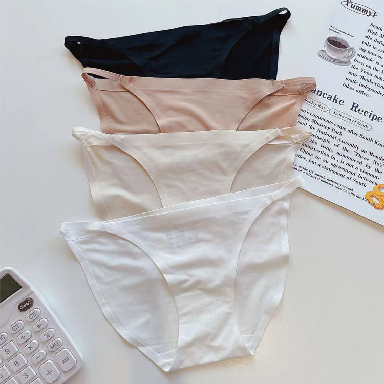 日系简约冰丝无痕窄边内裤女高叉长腿性感低腰三角考级丁字T裤薄,女士内衣/男士内衣/家居服,女三角裤,淘宝优惠券,粉丝福利购,淘宝优惠卷