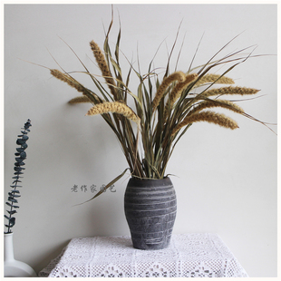 天然谷穗小米穗麦穗永生花真干花开业新居装饰田园森系自然风插花
