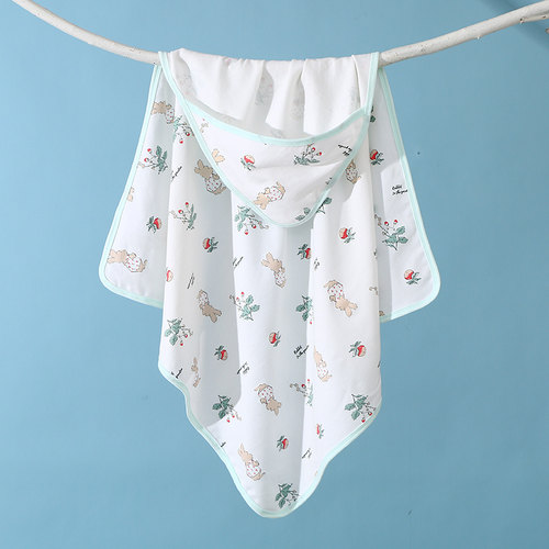 馨笙黛纯棉婴儿包被包单四季款