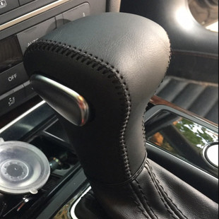 16年款 奥迪A4L 真皮 排挡套档位挡把套 适用13 A5A6L