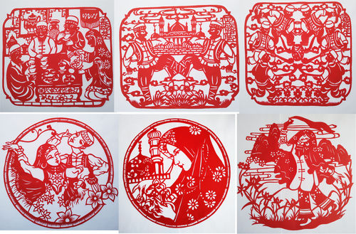 双面红宣纸材料 纯手工制作 可贴可装裱  单位文化宣传展览 、比赛、 学生交作业用