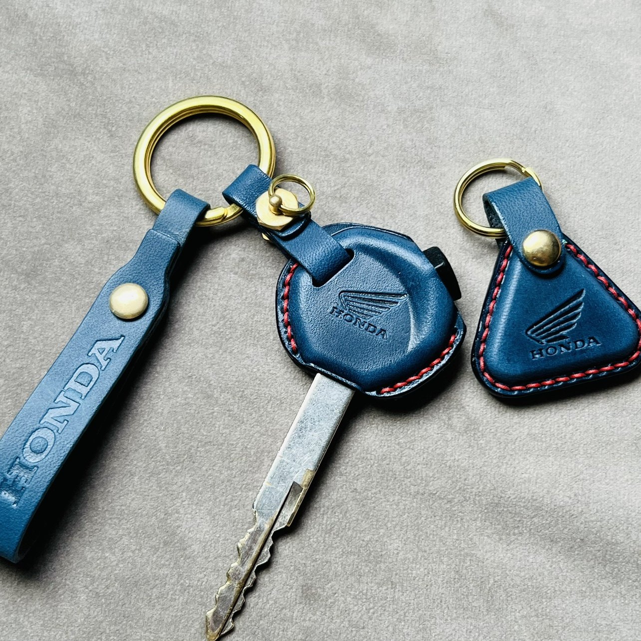 适用本田五洋 裂行NX125 塔帕100摩托车钥匙保护套新款简约锁匙包