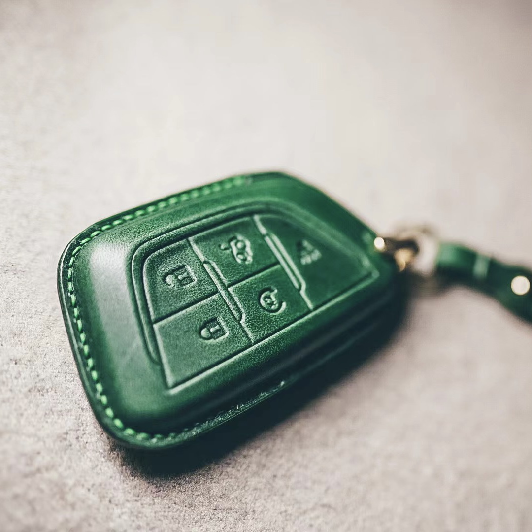 适用凯迪拉克钥匙英诗牛皮