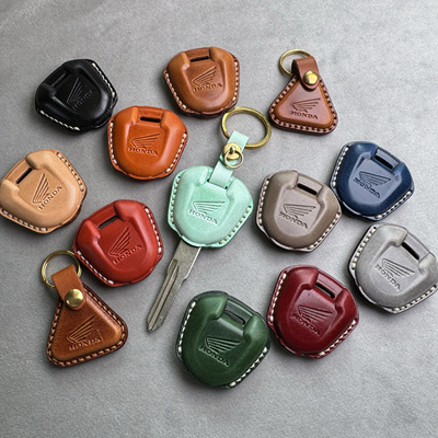 适用于本田 CM300 CB400X 暴锋眼CB190R 战鹰190TR手工真皮钥匙套