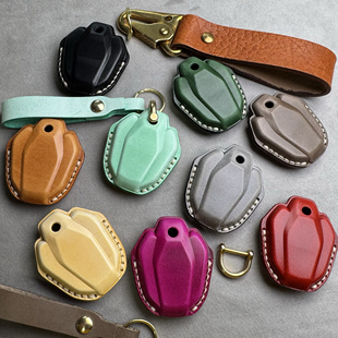 DR150手工真皮钥匙套 DR300 适用于摩托车豪爵钥匙扣DR160S TR300