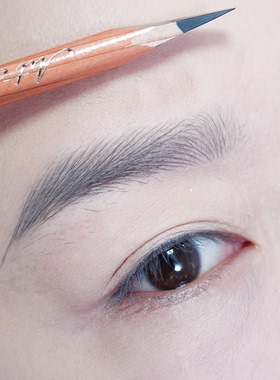 纹绣化妆师专业用眉笔防汗防水持久不脱色硬芯野生线条眉根根分明