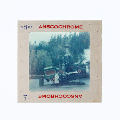 1950-1970s 稀少 120胶卷 中画幅幻灯片 7X7 华盛顿山齿轨铁路