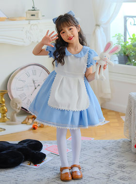梦游仙境爱丽丝Alice蓝色演出服