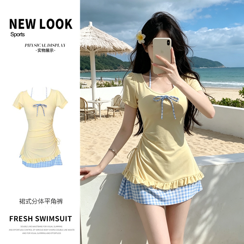 泳衣女分体两件套甜美度假高颜值