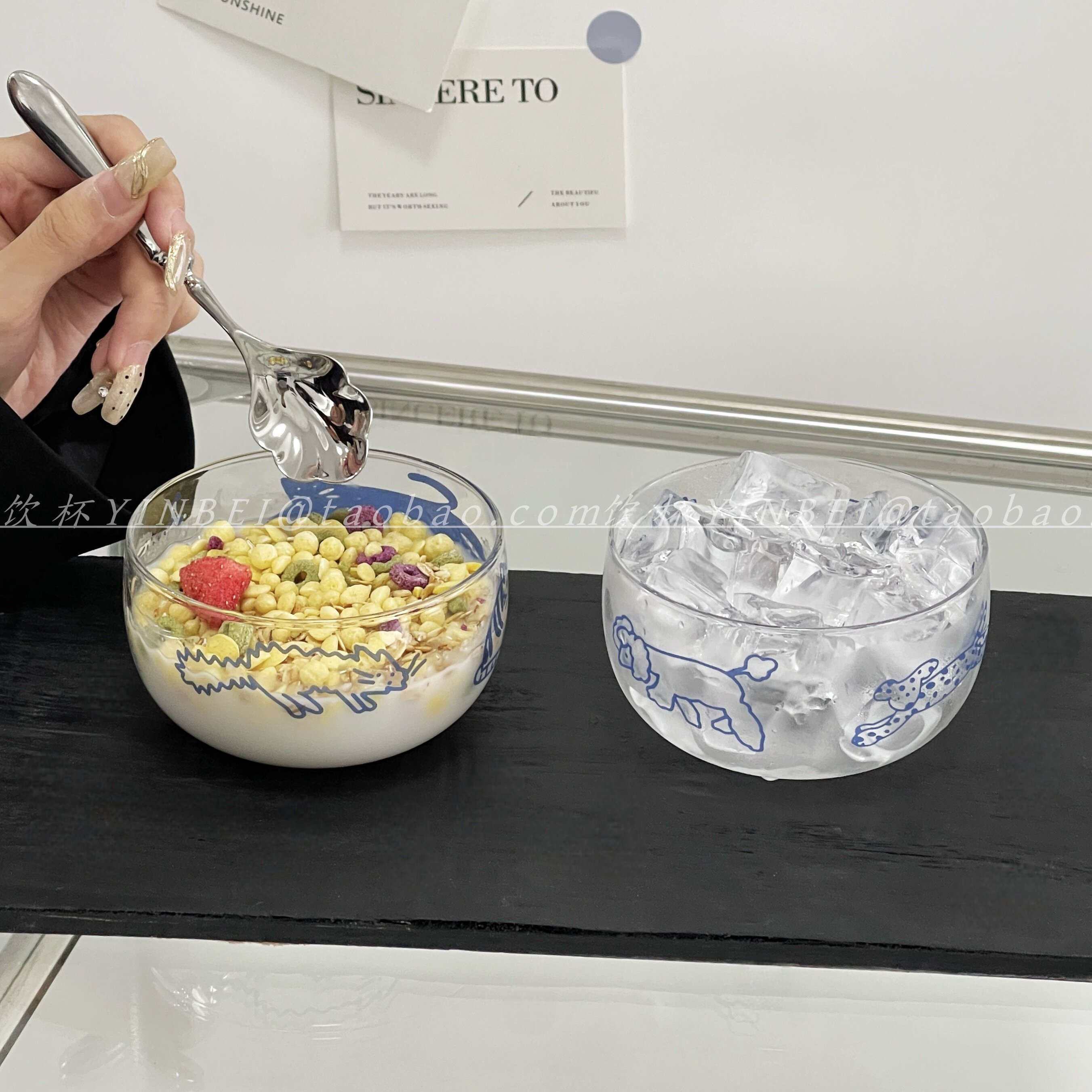 卡通酸奶碗耐高温甜品碗