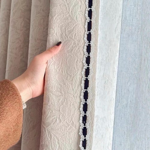 伯爵新款窗帘花边辅料装饰小饰品配件侧边织带蕾丝轻法居家DIY