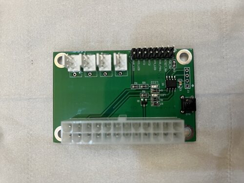 ATX机箱电源板JBOD接线扩展磁盘柜存储板