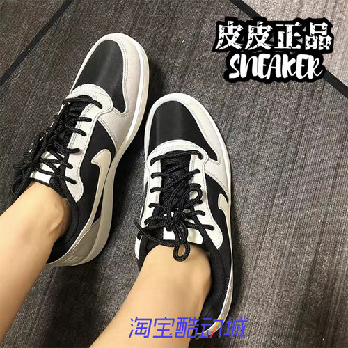 耐克NIKECOURT小伯爵黑灰男板鞋