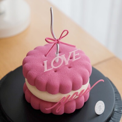 2025情人节蛋糕装饰摆件网红emoji蛋糕模具loveyou亚克力烘焙插件