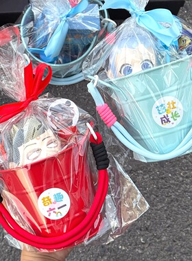 六一儿童节礼物男孩女孩哪吒零食盒子抱抱桶61伴手礼品宝宝礼品z