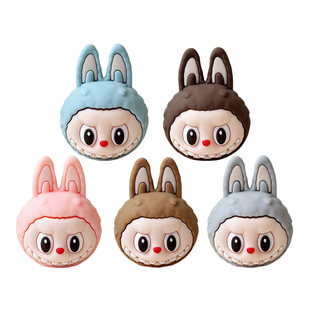 网红可爱布布较胶蛋糕装饰摆件布布头生日甜品台烘焙装扮公仔