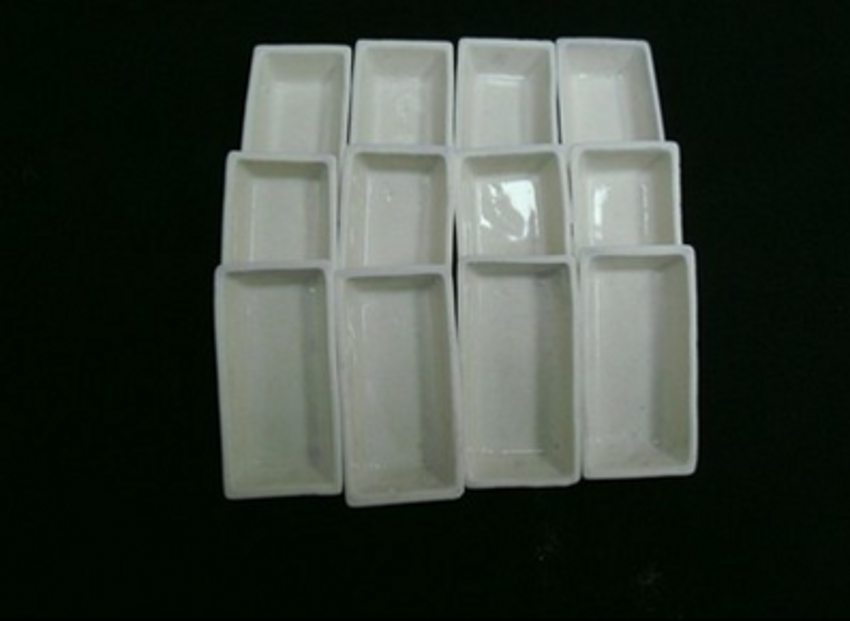 瓷舟 燃烧舟90*60  方舟 耐高温陶瓷船 长方船 方形瓷舟 灰皿舟