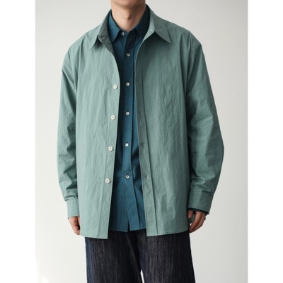 WATEREVER「晴风」纸感长袖衬衫