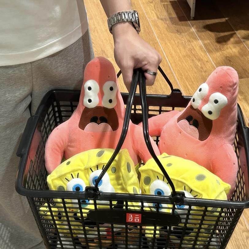 优衣库正品代购海绵宝宝派大星UT联名毛玩偶475467 477622 476999