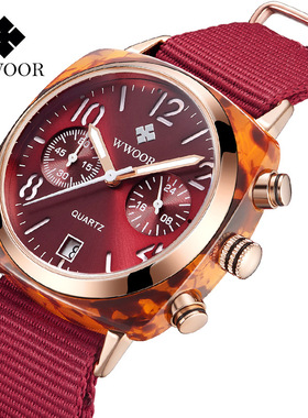 wwoor8860新款时尚腕表网红潮牌周冬雨同款多针石英女士手