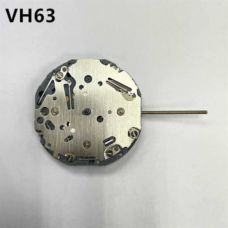 手表机芯 全新原装 扫秒机芯VH63机芯 日历24小时星期石英机芯