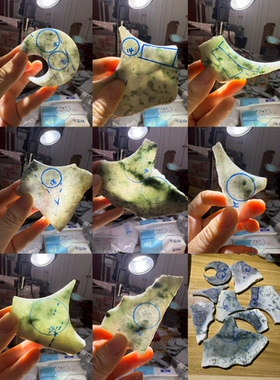 E222糯冰飘花一份天然缅甸翡翠边角料保真保A假一罚三