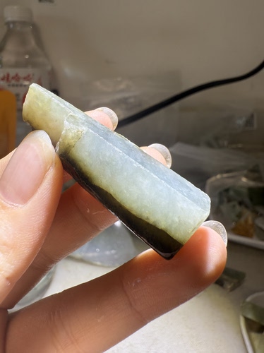 C1856糯冰天然缅甸翡翠A货边角料保真保A假一罚三详情有尺寸