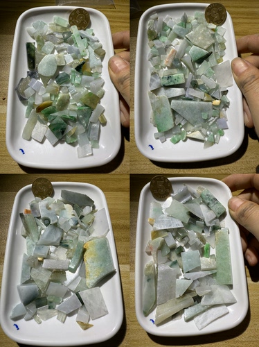 C766-791多彩抛光件一图一盘天然缅甸翡翠边角料保真保A假一罚三