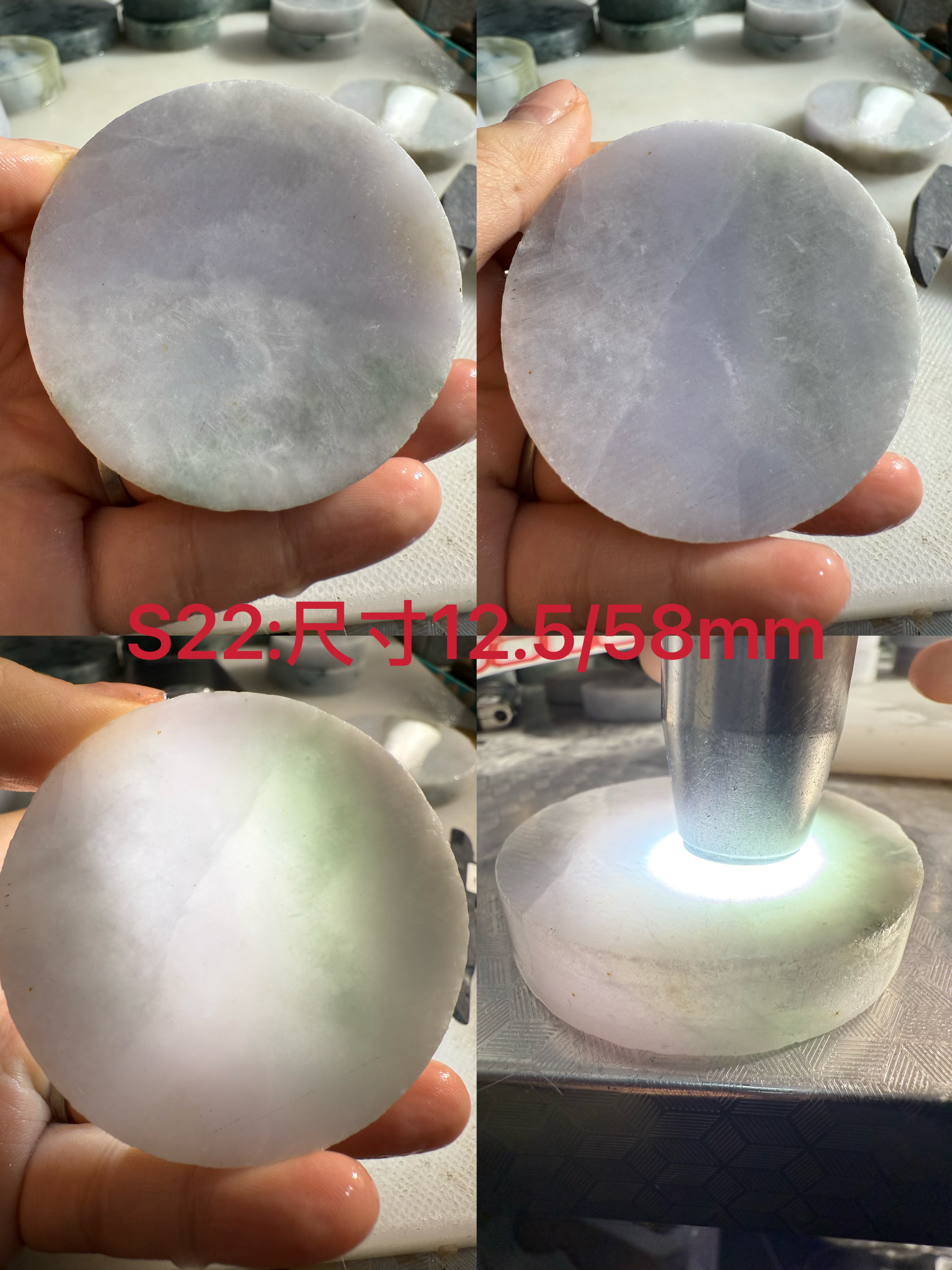 缅甸天然翡翠A货手镯心保真保A珠宝奇石