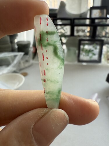 O323糯冰飘花天然缅甸翡翠保真保A假一罚三