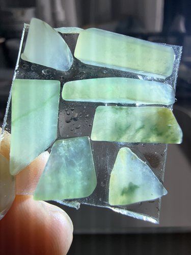 O263冰小提溜天然缅甸翡翠A货边角料保真保A假一罚三