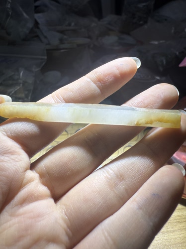 C2032冰胶白月光天然缅甸翡翠边角料保真保A假一罚三详情有尺寸