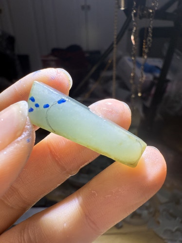 C1602冰胶天然缅甸翡翠边角料保真保A假一罚三详情有尺寸