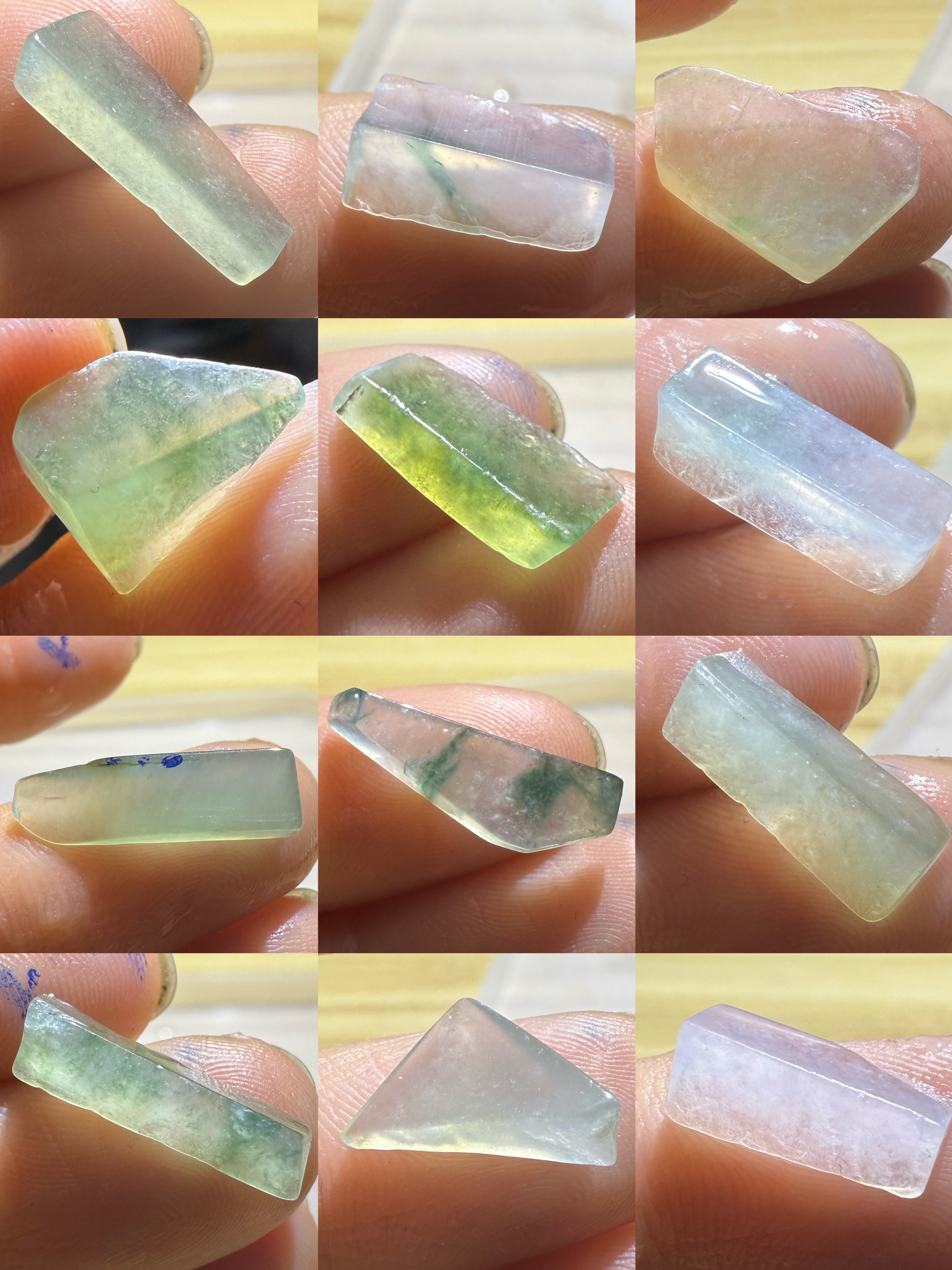 D50-75一图一个小冰冰天然缅甸翡翠边角料保真保A假一罚三看好拍图片