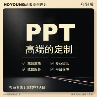 ppt制作修改排版美化企业宣传品牌策划工作总结路演述职演讲培训