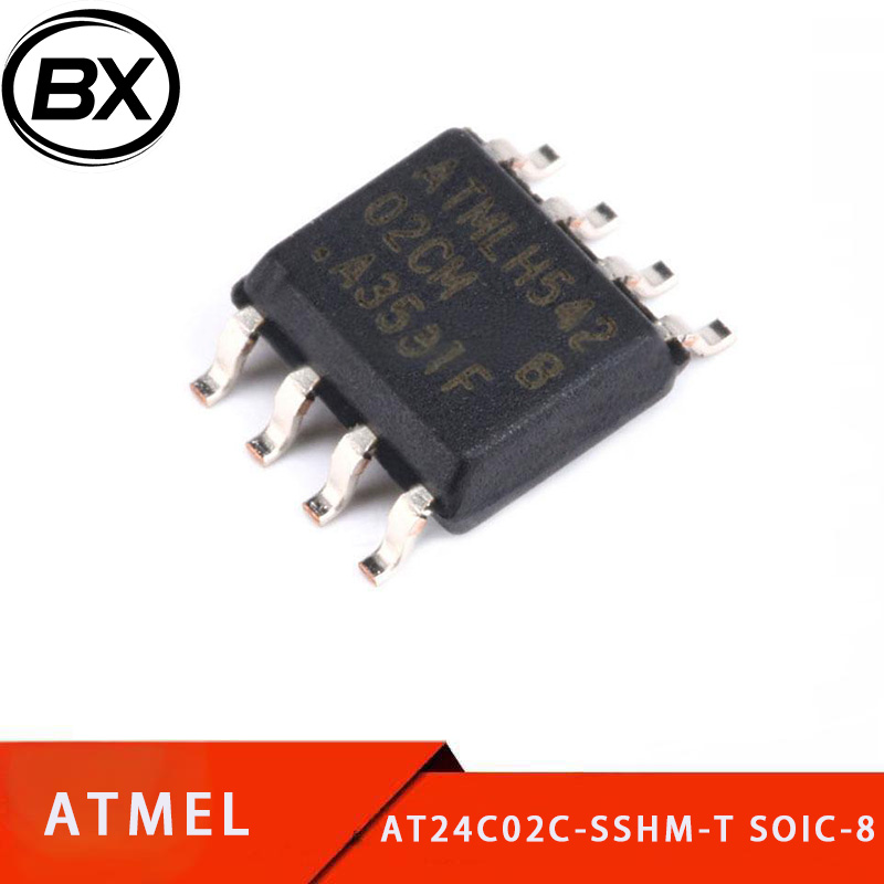 原装正品 贴片 AT24C02C-SSHM-T 存储器芯片 EEPROM 串口 SOIC-8