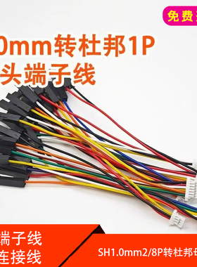 SH1.0mm2/8P 转杜邦母端1P 双头端子线 连接线 电源线 电子线