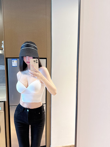 GGQSDZ【聚拢黑科技】纯欲吊带背心女内搭细肩带辣妹胸垫上衣外穿