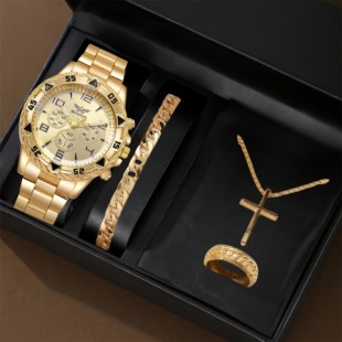 2026新款 十字架项链送男朋友圣诞节礼物不掉色锁骨链 帅气炫酷男士